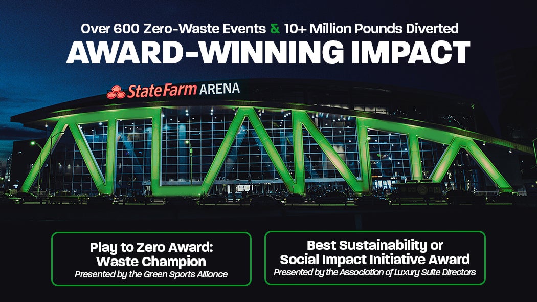 HAWKS & STATE FARM ARENA NAMED BEST IN SUSTAINABILITY WITH TWO INDUSTRY AWARDS