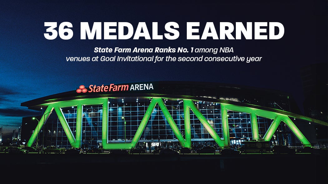 STATE FARM ARENA RANKS NO. 1 AMONG NBA VENUES AT GOAL INVITATIONAL & AWARDS FOR THE SECOND CONSECUTIVE YEAR