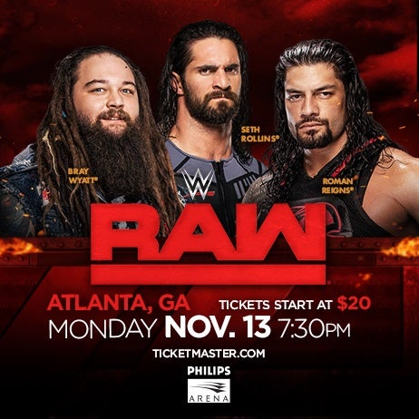 Wwe Raw Atlanta Seating Chart