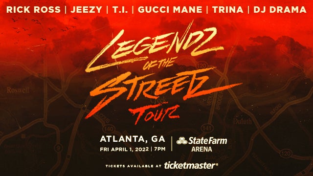 legends of the streetz tour atlanta