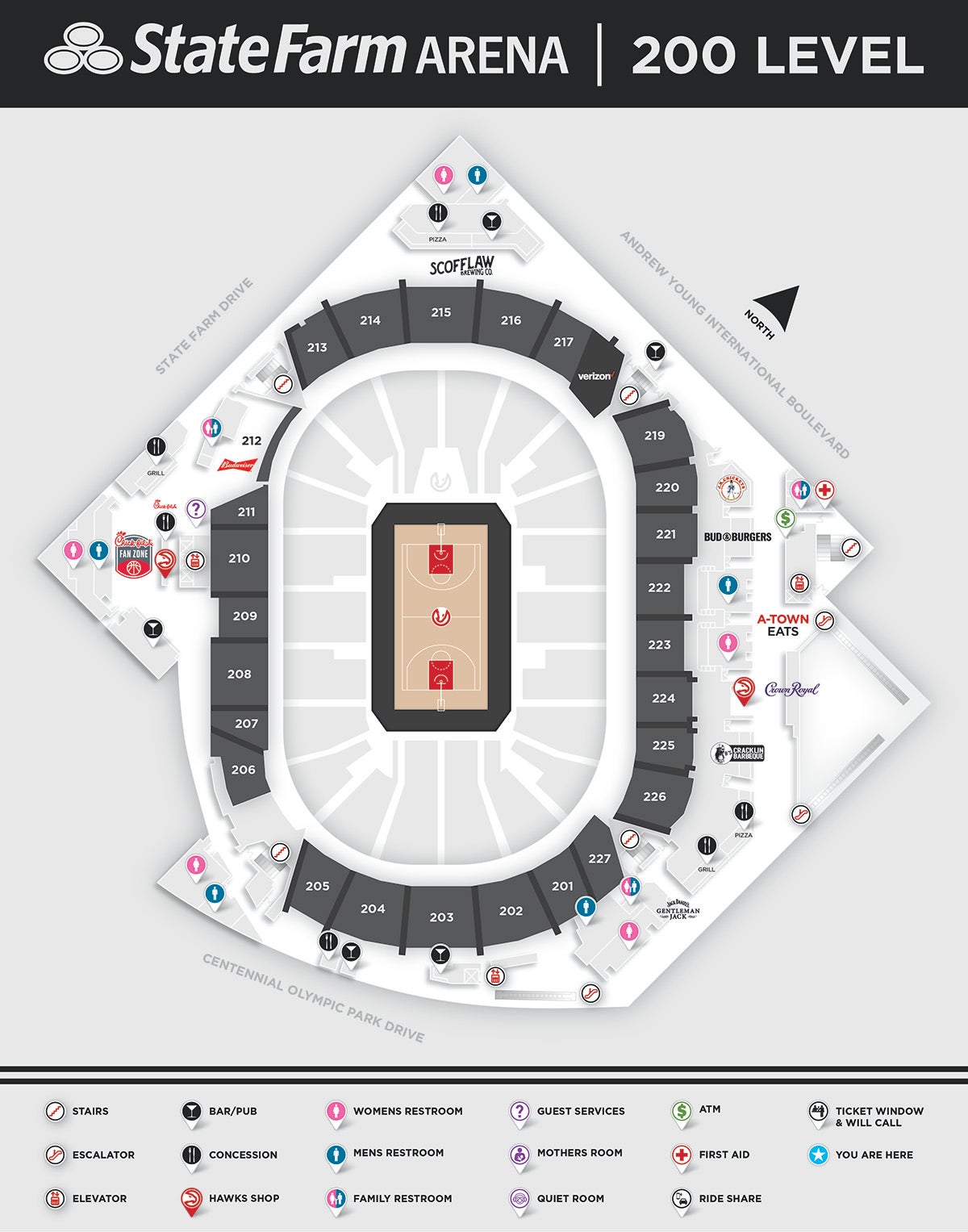 State Farm Arena Seating Chart Hidalgo Tx