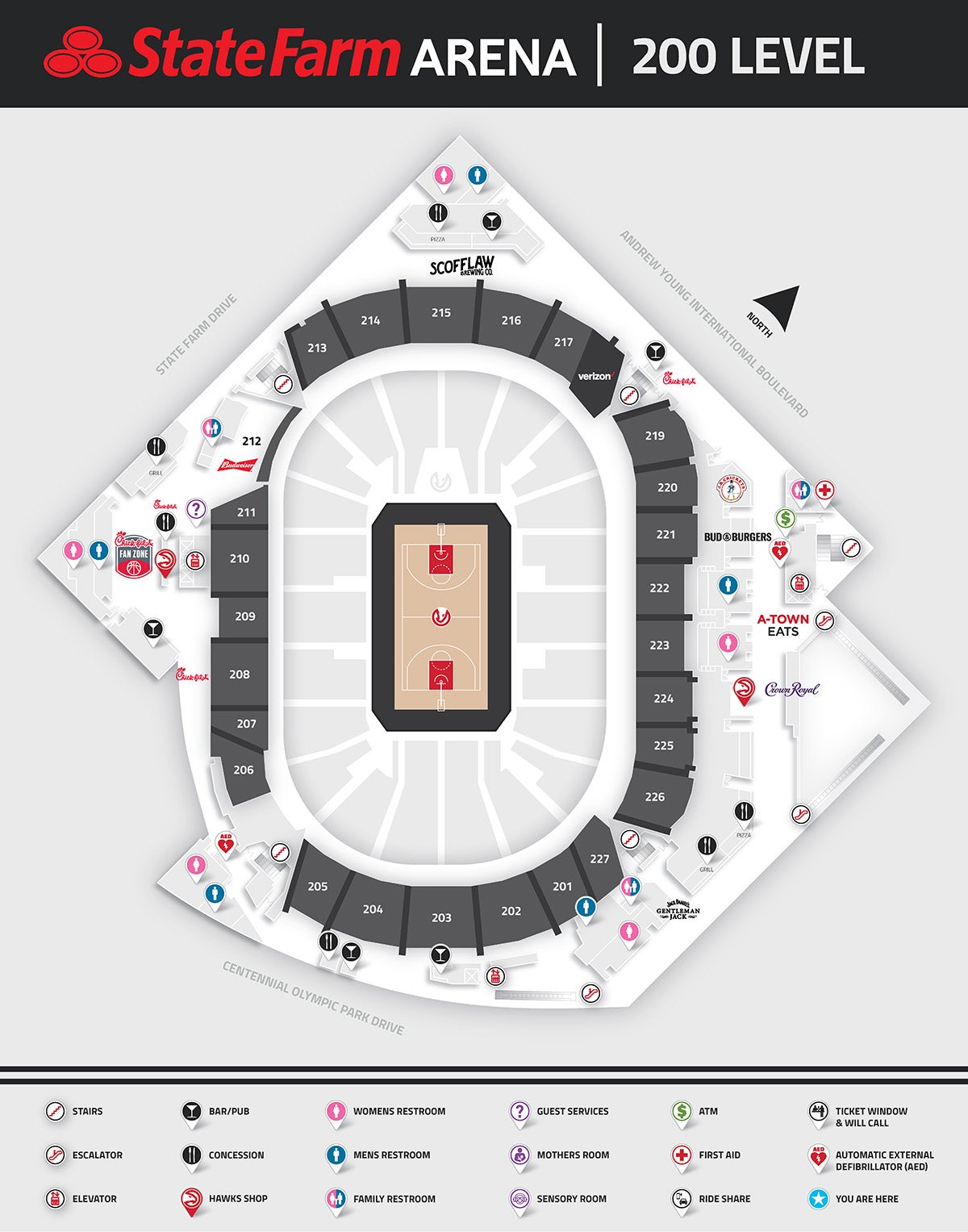 Arena Maps State Farm