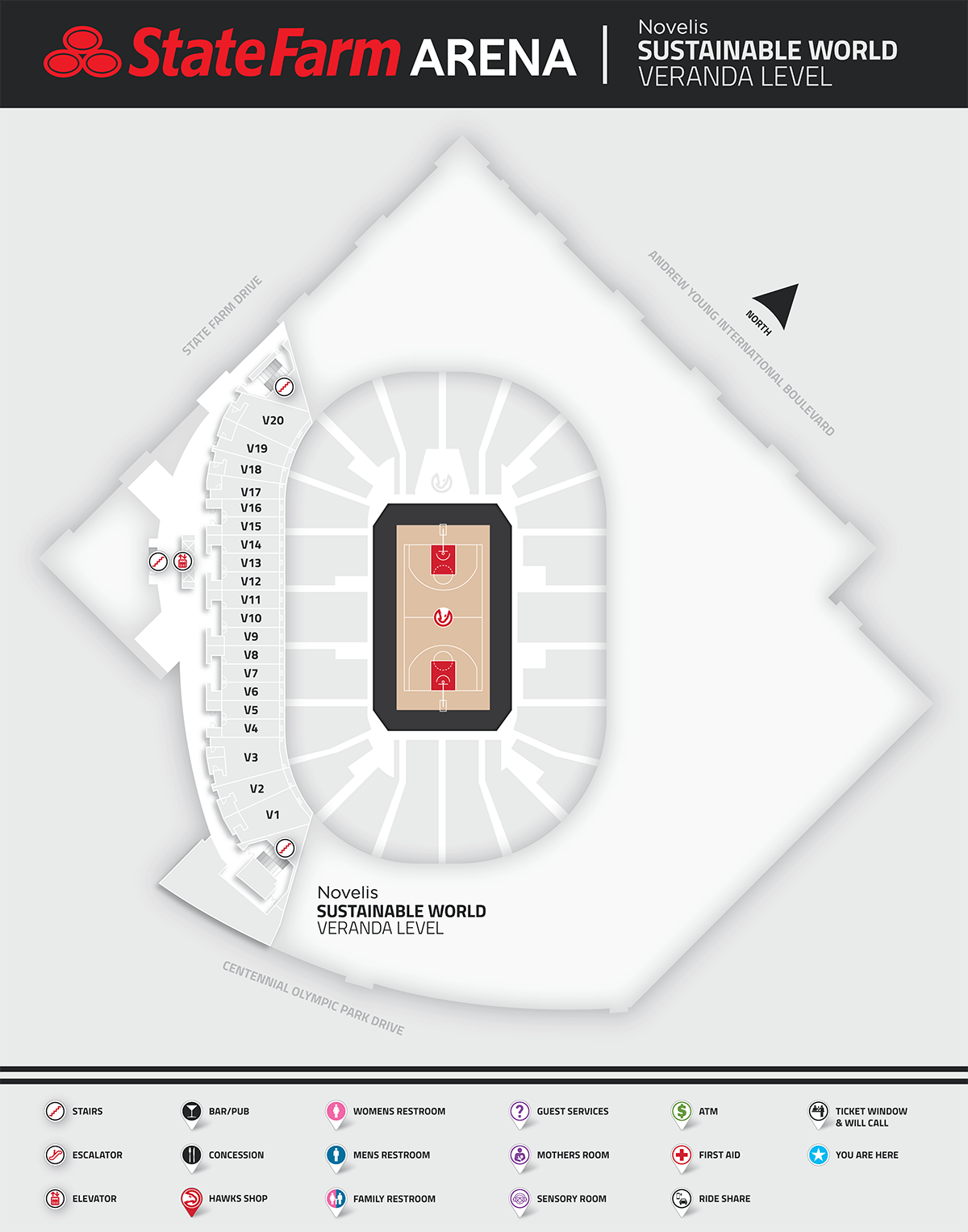 Arena Maps State Farm Arena
