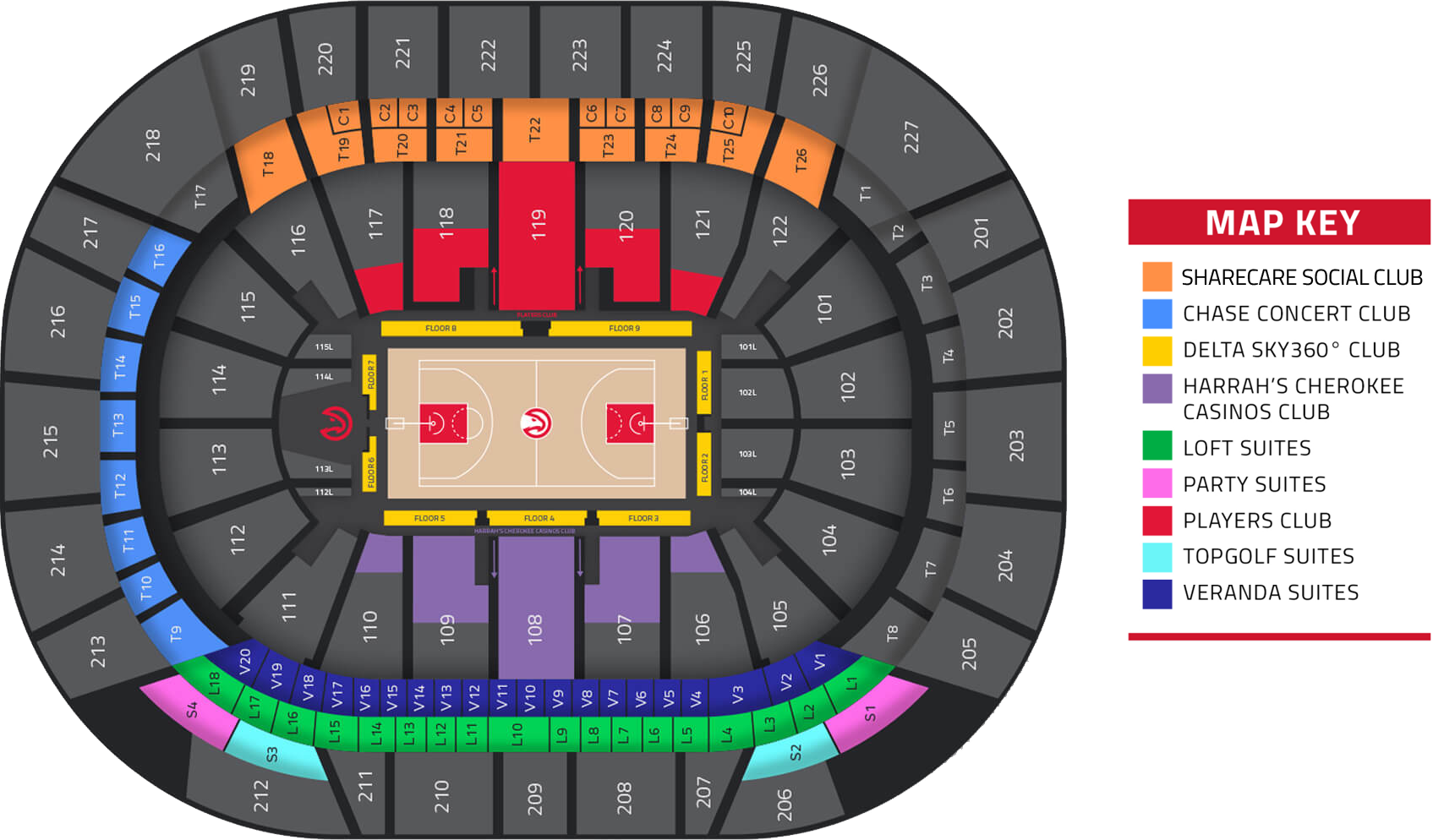 Suite Rentals State Farm Arena