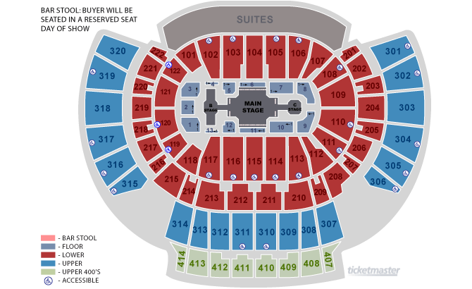 Philips Arena Seating Chart Luke Bryan