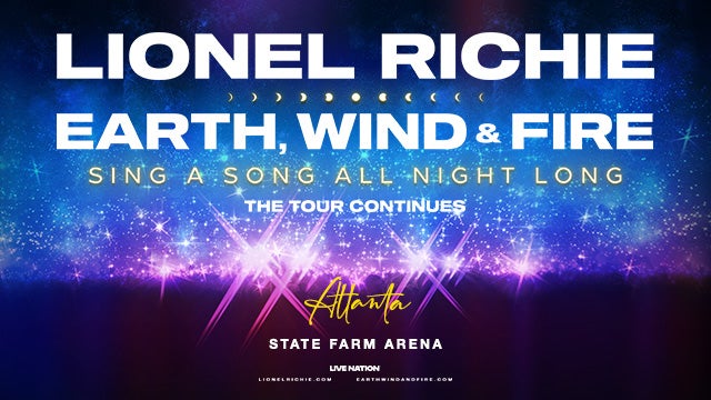 More Info for Lionel Richie and Earth, Wind & Fire 