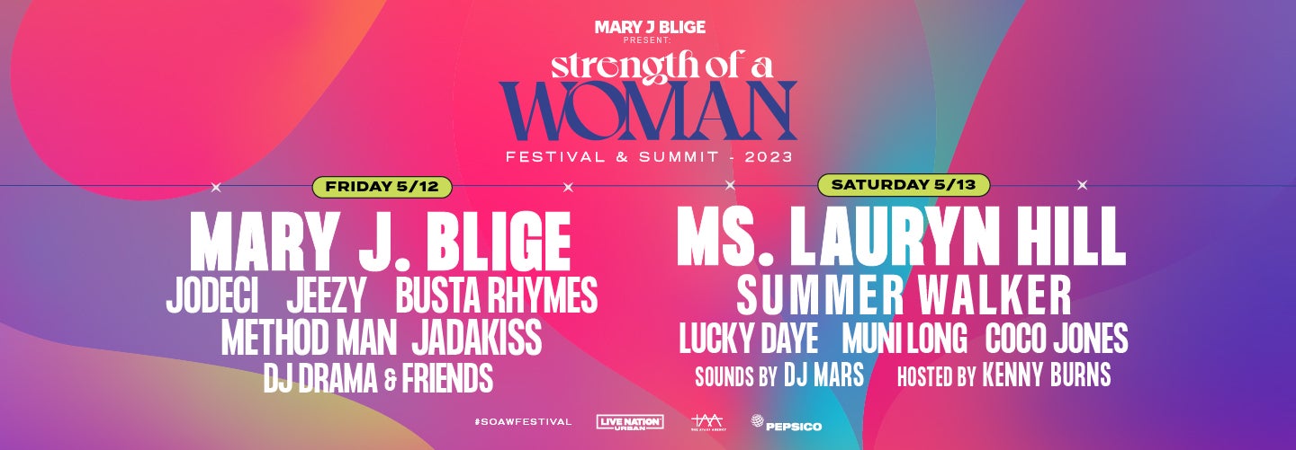 Mary J. Blige Presents Strength of A Woman Festival State Farm Arena