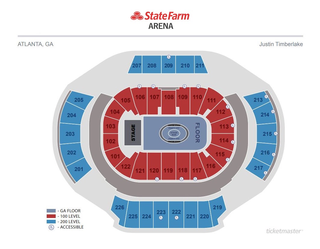 Square Garden Seating Chart Justin Timberlake